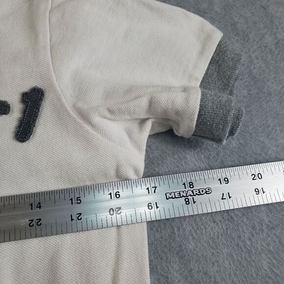Old Navy Polo Kids 8 Medium White Short Sleeve Classic Shirt - Picture 4 of 7